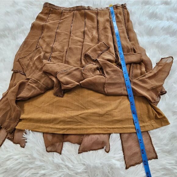 SHE'S 100% Silk size medium 90's vintage skirt - Picture 11 of 11